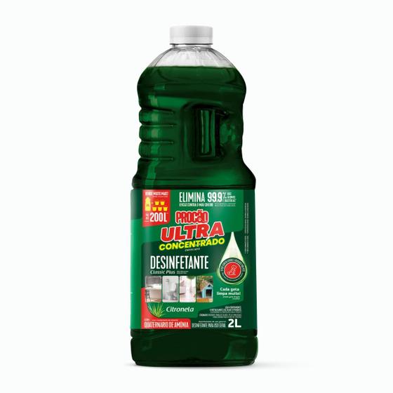 Imagem de Desinfetante Plus Ultra Concentrado Citronela Procão 2L
