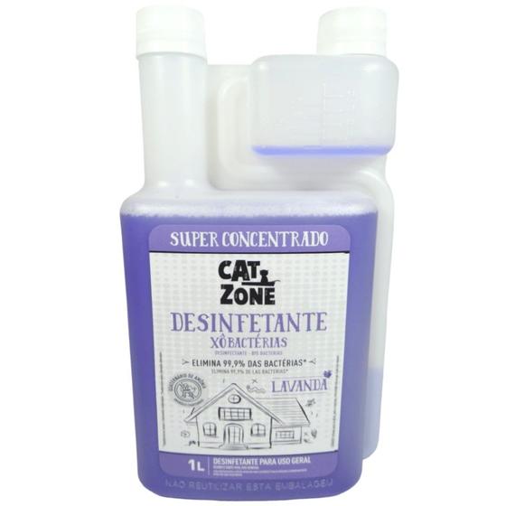 Imagem de Desinfetante Super Concentrado Xô Bactérias Lavanda Cat Zone 1L