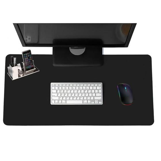 Imagem de Deskpad Couro Gamer Escritório Mesa Decoração 140X30