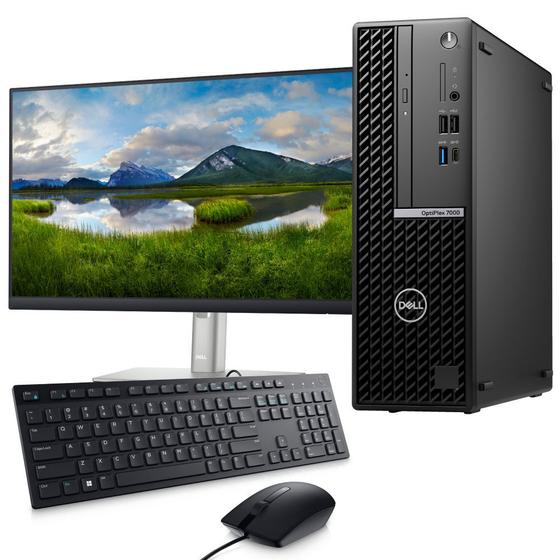 Desktop Dell Optiplex 7000-SFF 12ª Geração Intel Core i5 8GB 256GB SSD Windows 11 + Teclado Mouse e monitor Menor preço em Desktop Dell Optiplex 7000-SFF 12ª Geração Intel Core i5 8GB 256GB SSD Windows 11 + Teclado Mouse e monitor