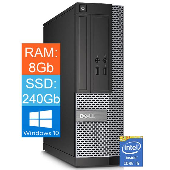 正規品販売！ 9020 OptiPlex DELL Desktop Core 240Gb Ssd 8Gb Geração 4º i5 スマホ・タブレット・パソコン