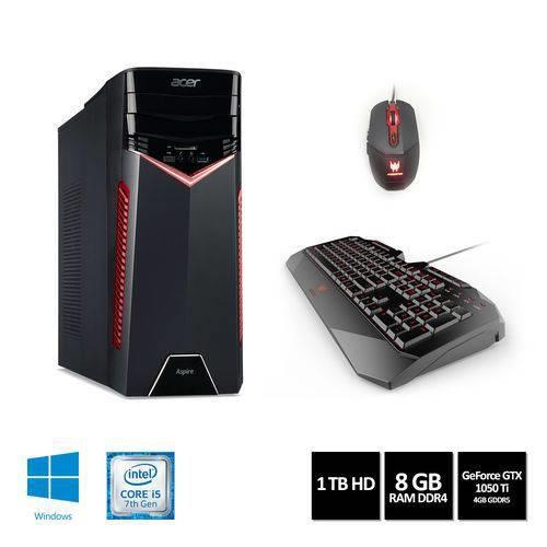 Imagem de Desktop Gamer Acer Aspire GX-783-BR11 Intel Core i5 8GB 1TB HD GTX 1050Ti 4GB Windows 10