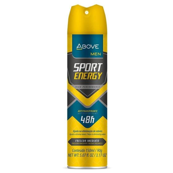 Imagem de Desodorante Above Aerossol Men Energy Sport 150ml 