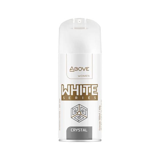 Imagem de Desodorante Above Feminino White Series 100ml Aerosol Crystal