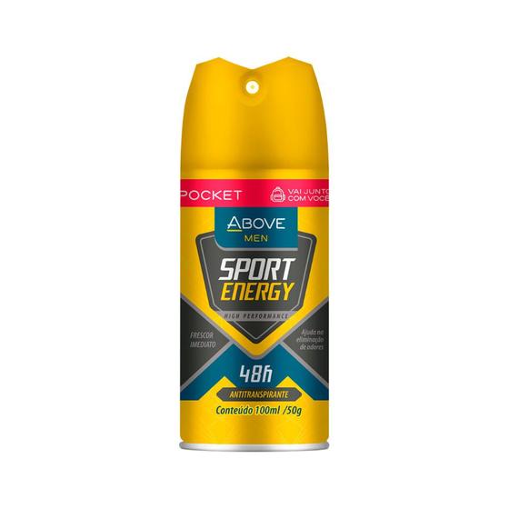 Imagem de Desodorante Above Masculino Sport Energy 100ml Aerossol
