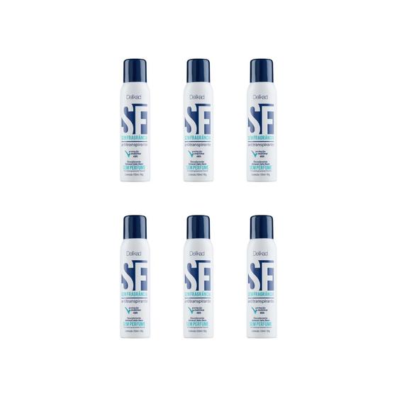 Imagem de Desodorante Aero Delikad Sem Perfume 150ml-Kit C/6un