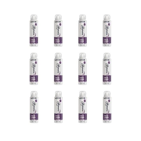 Imagem de Desodorante Aero Monange 150Ml Flor De Lavanda-Kit C/12Un