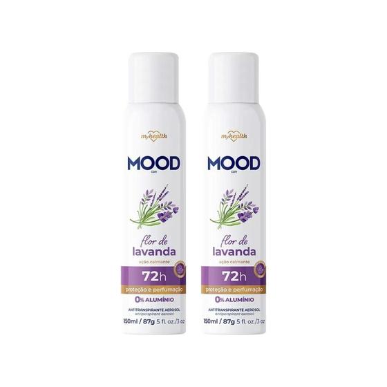 Imagem de Desodorante Aero Mood 150Ml Flor De Lavanda - Kit C/2Un