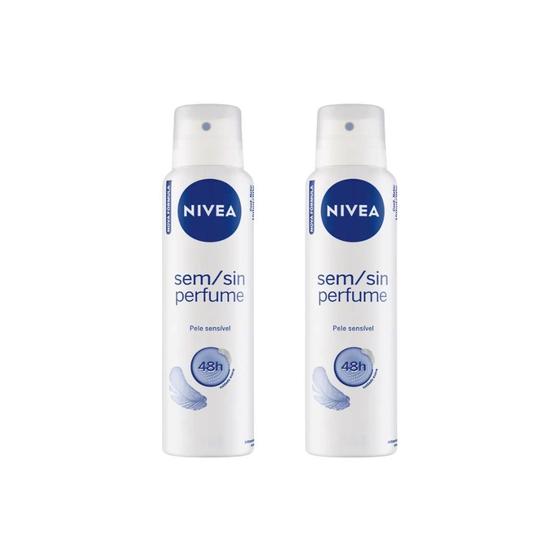 Imagem de Desodorante Aero Nivea 150ml Sem Perfume Sensitive Pure-2un