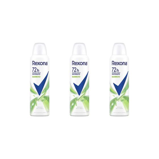 Imagem de Desodorante Aero Rexona 150ml Fem Bamboo-Kit C/3un