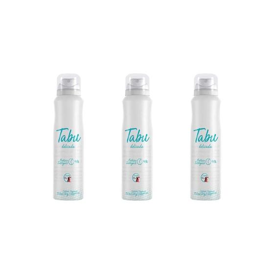 Imagem de Desodorante Aero Tabu 150Ml Delicada - Kit Com 3Un