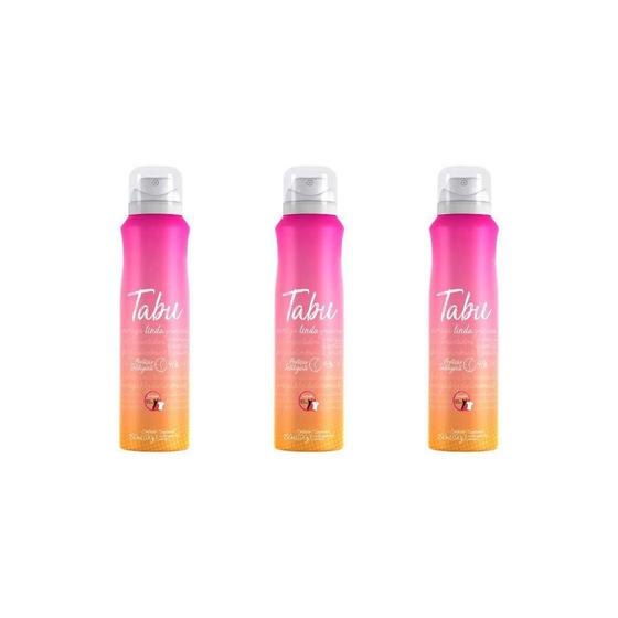 Imagem de Desodorante Aero Tabu 150Ml Linda - Kit Com 3Un