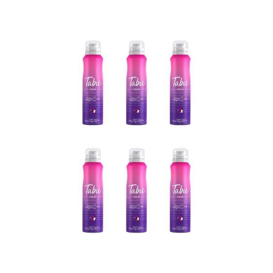 Imagem de Desodorante Aero Tabu 150Ml Ousada - Kit Com 6Un