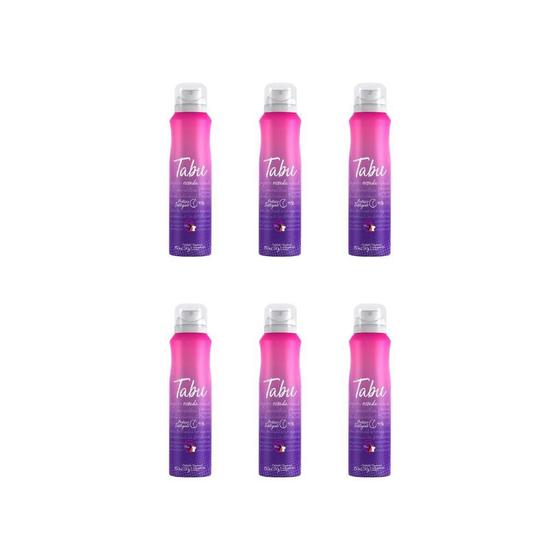 Imagem de Desodorante Aero Tabu 150Ml Ousada - Kit Com 6Un