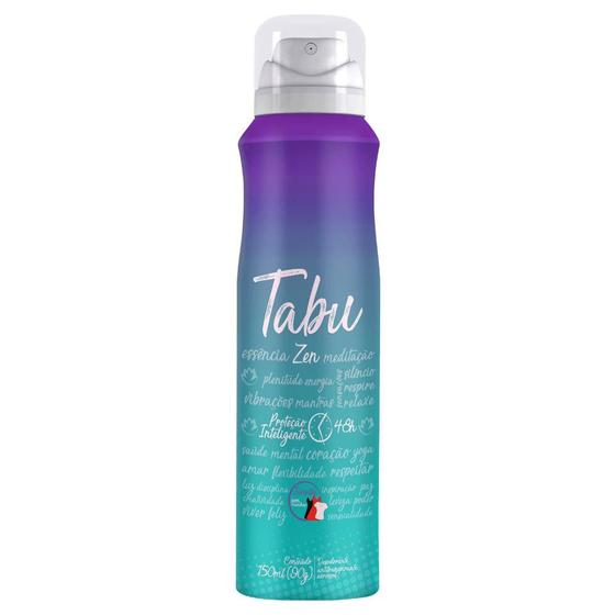 Imagem de Desodorante Aerosol Antitranspirante Tabu Zen 150Ml