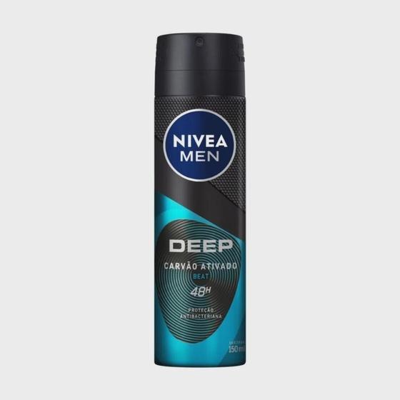 Imagem de Desodorante Aerosol Men Deep Carvão Ativado 150ml - Nivea