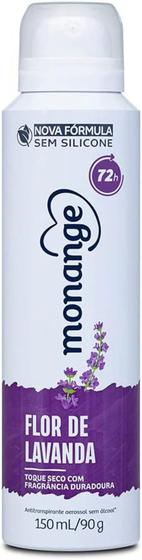 Imagem de Desodorante Aerosol Monange Flor de Lavanda 90g