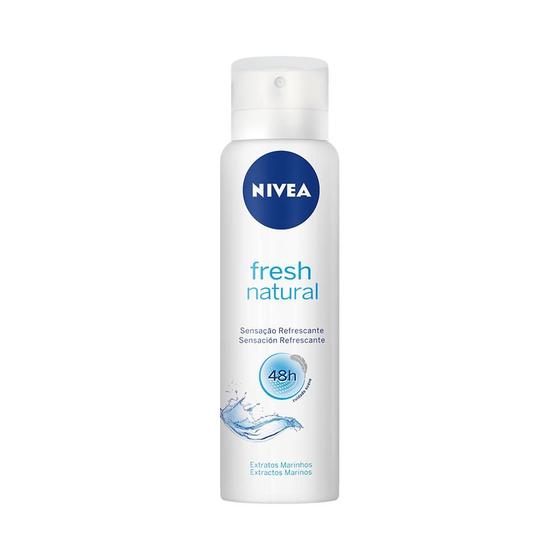 Imagem de Desodorante aerosol nivea feminino fresh natural 150ml