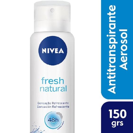 Imagem de Desodorante Aerosol Nivea Fresh Natural - 150ml