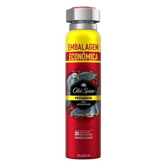 Desodorante Aerosol Old Spice Pegador 200ml Menor preço em Desodorante Aerosol Old Spice Pegador 200ml