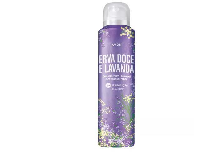 Imagem de Desodorante Aerossol Avon Erva Doce e Lavanda - 150ml