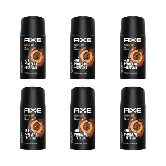 Imagem de Desodorante Aerossol Axe 150ml Chocolate - Kit C/6un