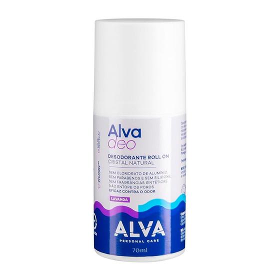 Imagem de Desodorante Alva Deo Roll-On Cristal Natural Lavanda Vegano 70ml