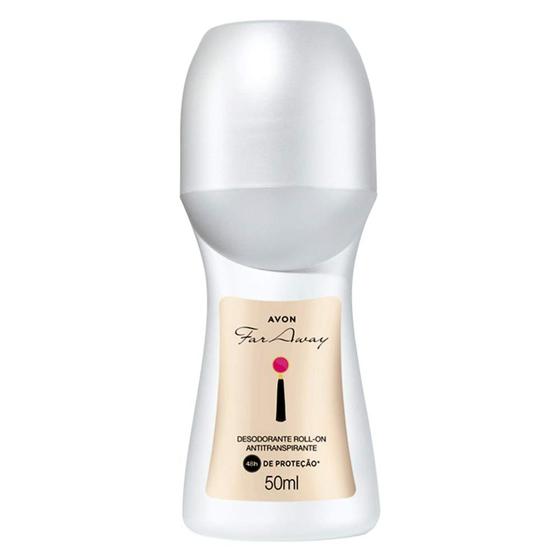 Imagem de Desodorante Anitranspirante Roll-On Far Away 50ML AVON - 48h de proteção