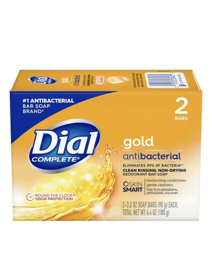 Imagem de Desodorante Antibacteriano Dial Gold - 180ml (Pacote com 2)