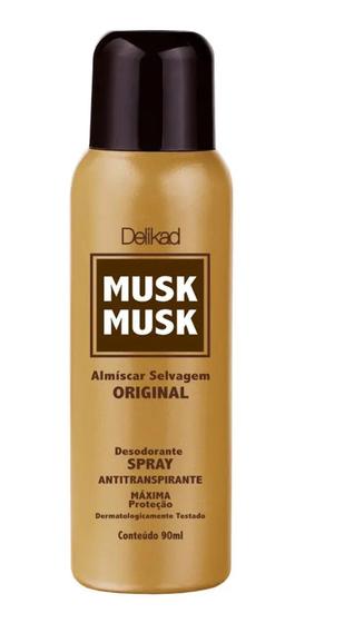 Imagem de Desodorante Antitransp. Spray Delikad Musk Almiscar 90ml