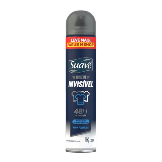 Imagem de Desodorante Antitranspirante 48h Masculino Invisível 200ml Suave