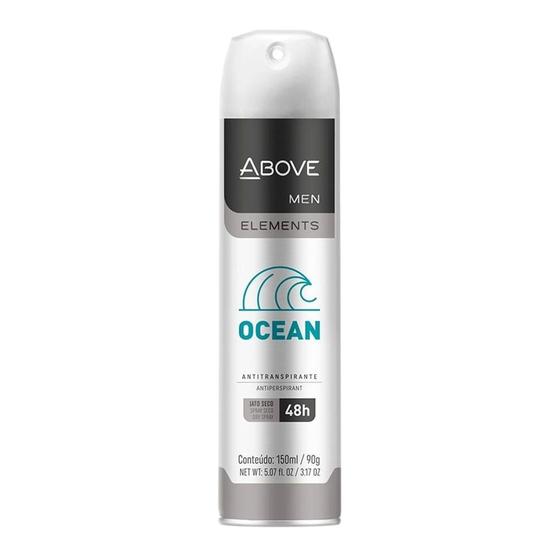 Imagem de Desodorante Antitranspirante Above Men Elements Ocean Jato Seco 150ml