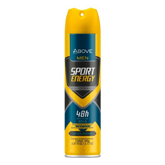 Imagem de Desodorante Antitranspirante Above Men Sport Energy Aerossol com 150ml