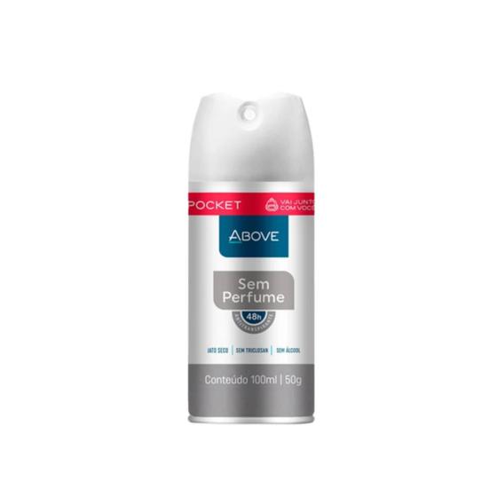 Imagem de Desodorante Antitranspirante Above Pocket Sem Perfume 100ml