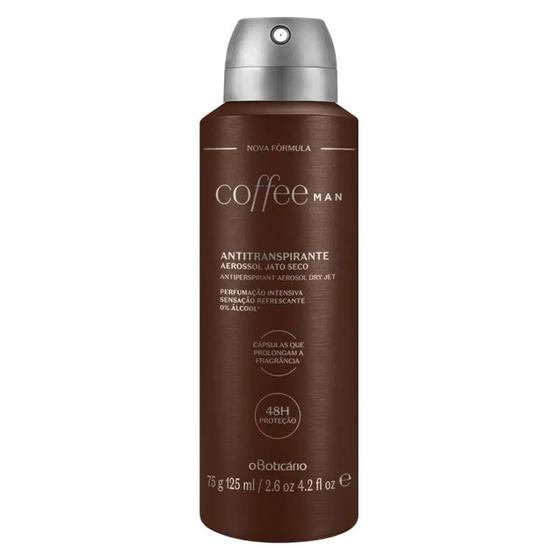 Imagem de Desodorante Antitranspirante Aerosol Coffee Man, 75g/125ml