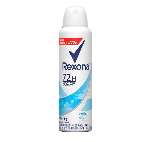 Imagem de Desodorante Antitranspirante Aerosol Cotton Dry Rexona 150ml