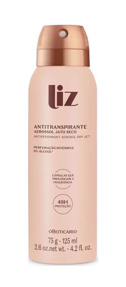 Imagem de Desodorante antitranspirante aerosol liz 75g - O BOTICÁRIO