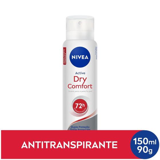 Imagem de Desodorante Antitranspirante Aerosol NIVEA 150ml Dry Comfort