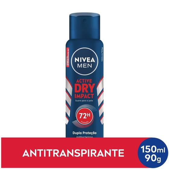 Imagem de Desodorante Antitranspirante Aerosol NIVEA 150ml Dry Impact