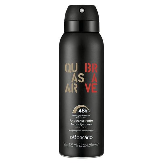 Imagem de Desodorante Antitranspirante Aerosol Quasar Brave, 75g/125ml