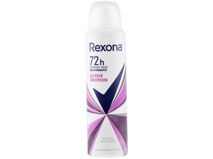 Desodorante Antitranspirante Aerosol Rexona Active Emotion 72 Horas 150ml