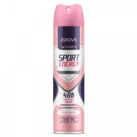 Imagem de Desodorante Antitranspirante Aerossol Above Woman Sport Energy 150ml
