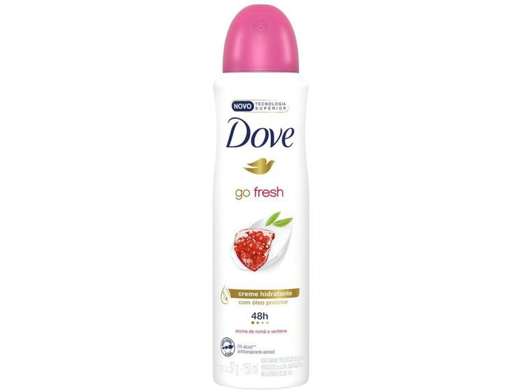 Imagem de Desodorante Antitranspirante Aerossol Dove  - Go Fresh Feminino Romã e Verbena 150ml