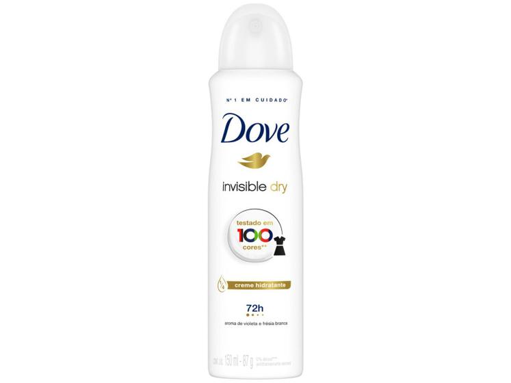 Imagem de Desodorante Antitranspirante Aerossol Dove Invisible Dry Feminino 72 Horas 150ml
