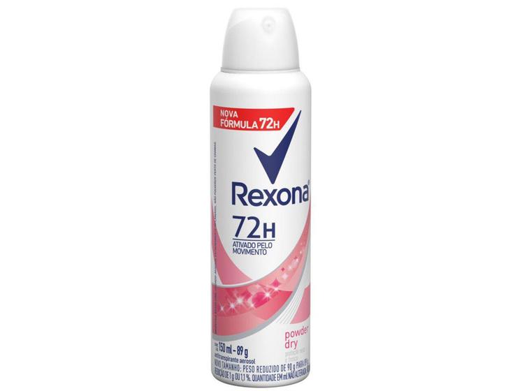 Desodorante Antitranspirante Aerossol Feminino - Rexona Powder Dry 72 horas 150ml é boa?