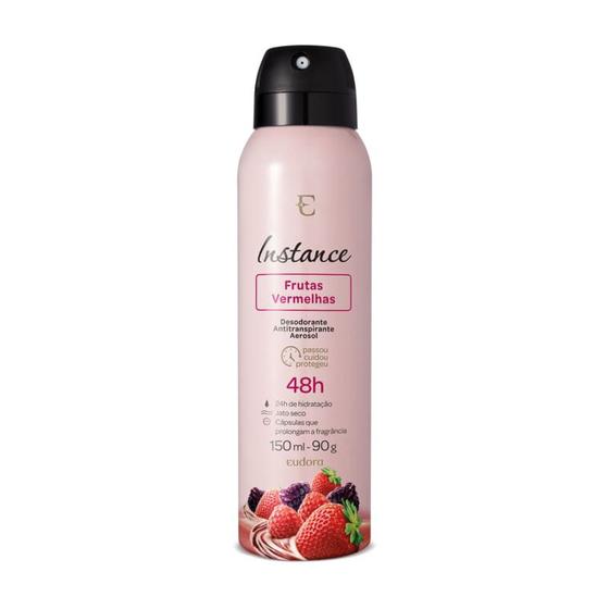 Imagem de Desodorante Antitranspirante Aerossol Instance Frutas Vermelhas 150ml