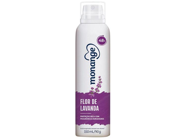 Desodorante Antitranspirante Aerossol Monange - Flor de Lavanda Feminino 48 Horas 150ml é boa?