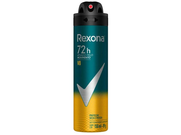 Desodorante Antitranspirante Aerossol Rexona - Motion Sense V8 Masculino 72 Horas 150ml é boa?