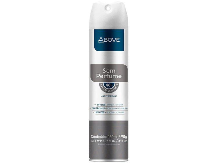 Desodorante Antitranspirante Aerossol Vegano - Above Clássicos Sem Perfume Amadeirado 150ml é boa?