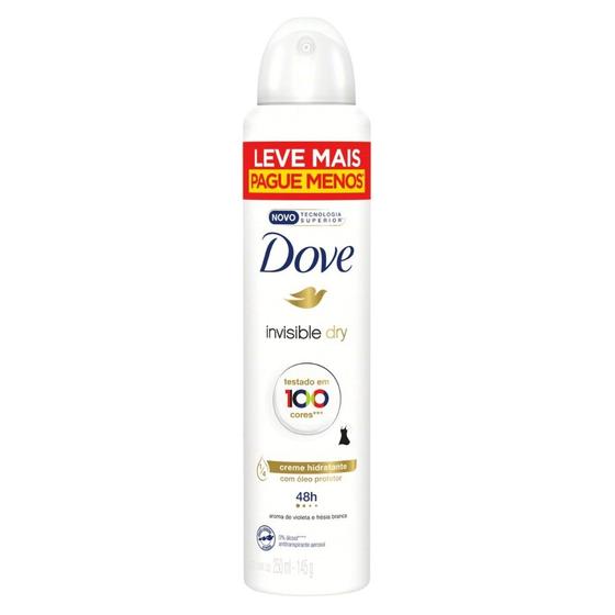 Imagem de Desodorante Antitranspirante Dove Invisible Dry 48h 250ml